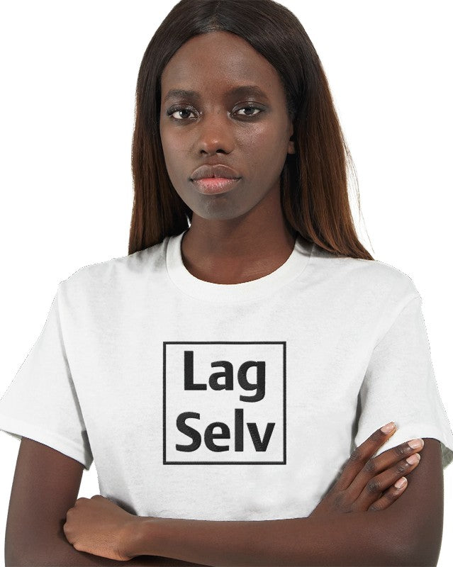 Heavyweight Dame Crewneck T-skjorte for Eget Broderi - Design Din Egen