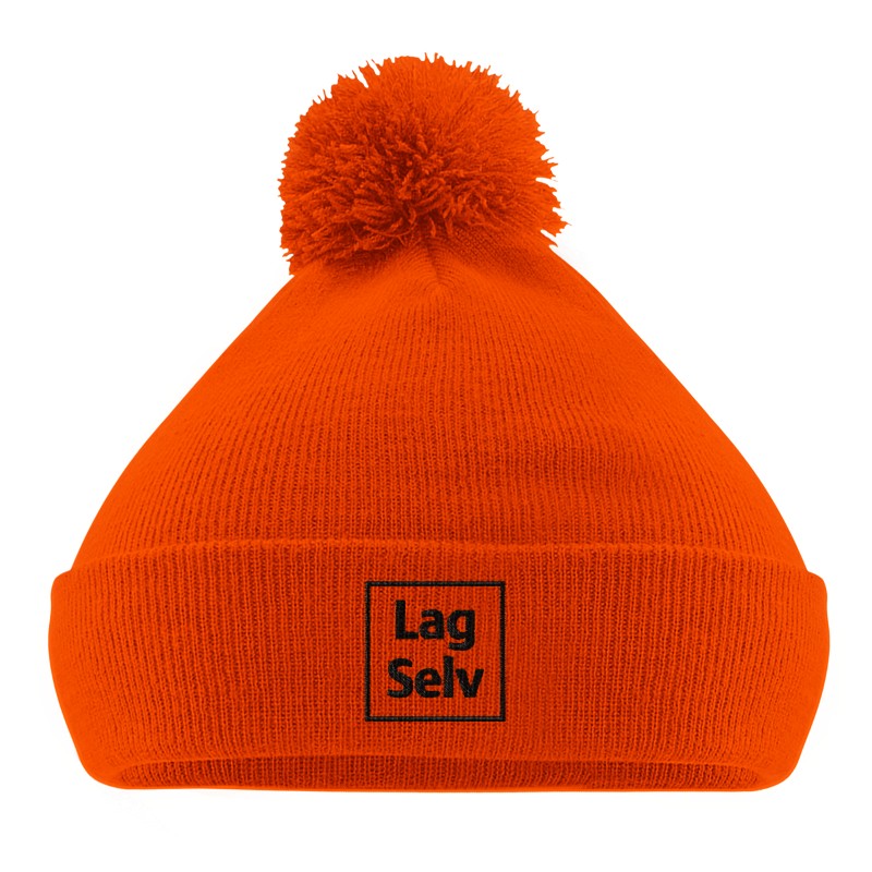 Strikket Lue med Dusk og Broderi | Design din egen lue
