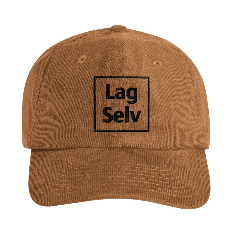 Kordfløyel Dad Cap med Broderi | Design din egen caps