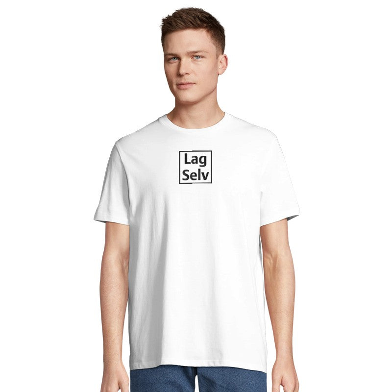 Design din egen økologiske unisex T-skjorte med personlig broderi