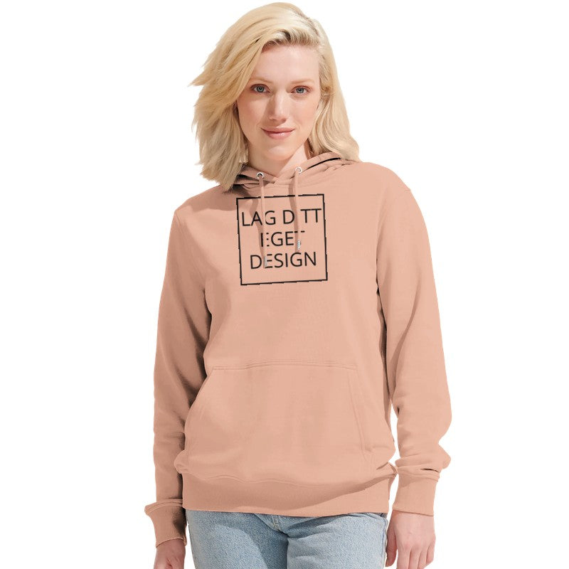 Lag din egen økologiske hettegenser med trykk | Personlig Unisex Hoodie