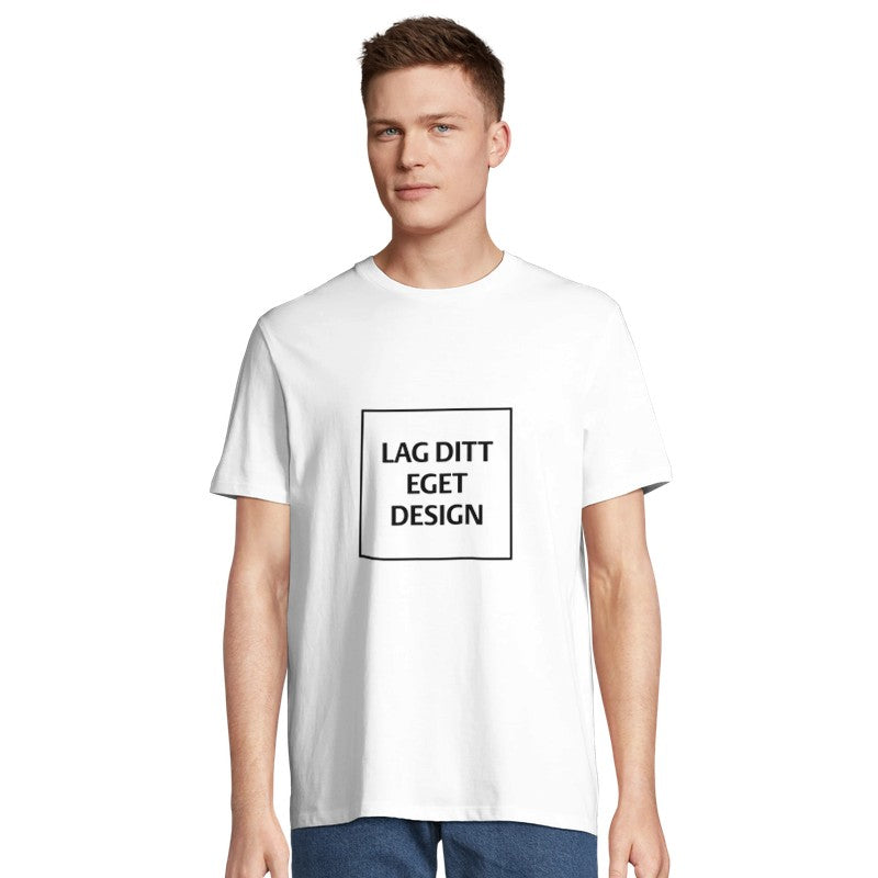 Design Din Egen Økologiske Unisex T-skjorte | T-skjorte Med Eget Trykk