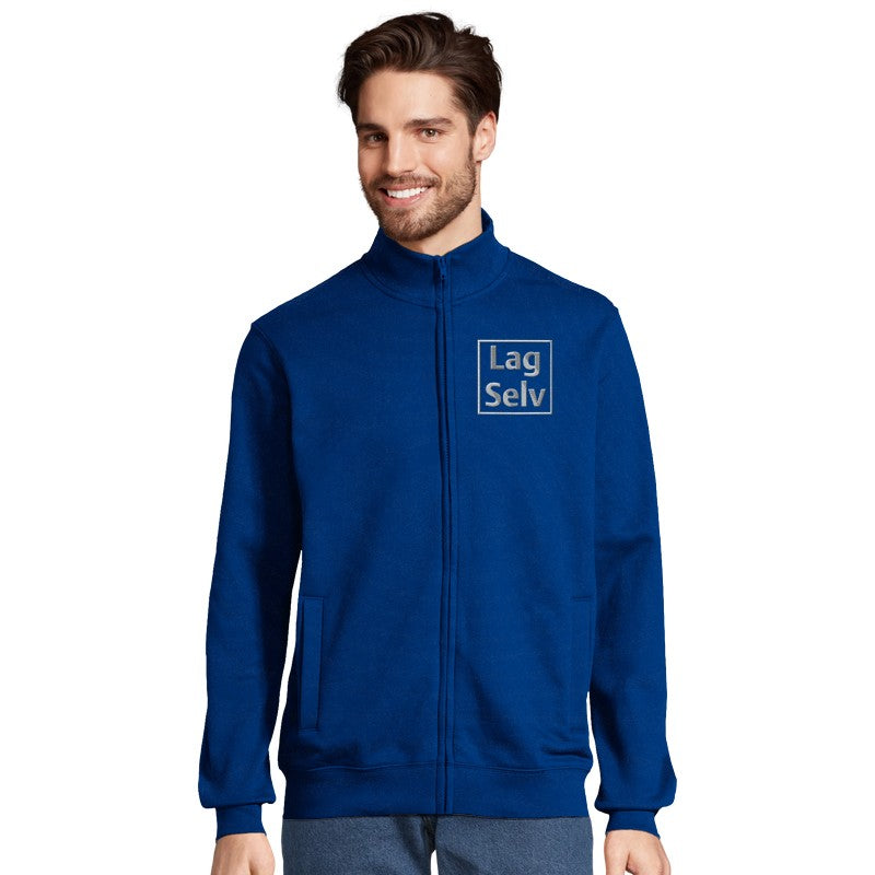 Tilpasset Hel Glidelås Genser med Broderi | Design Din Egen Unisex Genser
