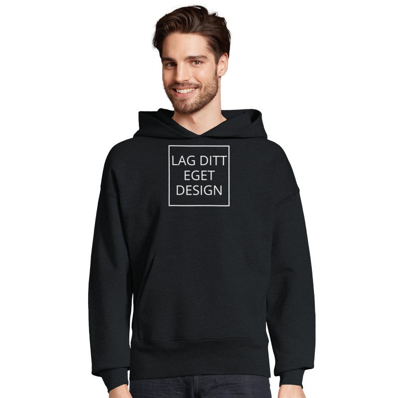 Personlig Oversized Hettegenser med Eget Trykk | Unisex