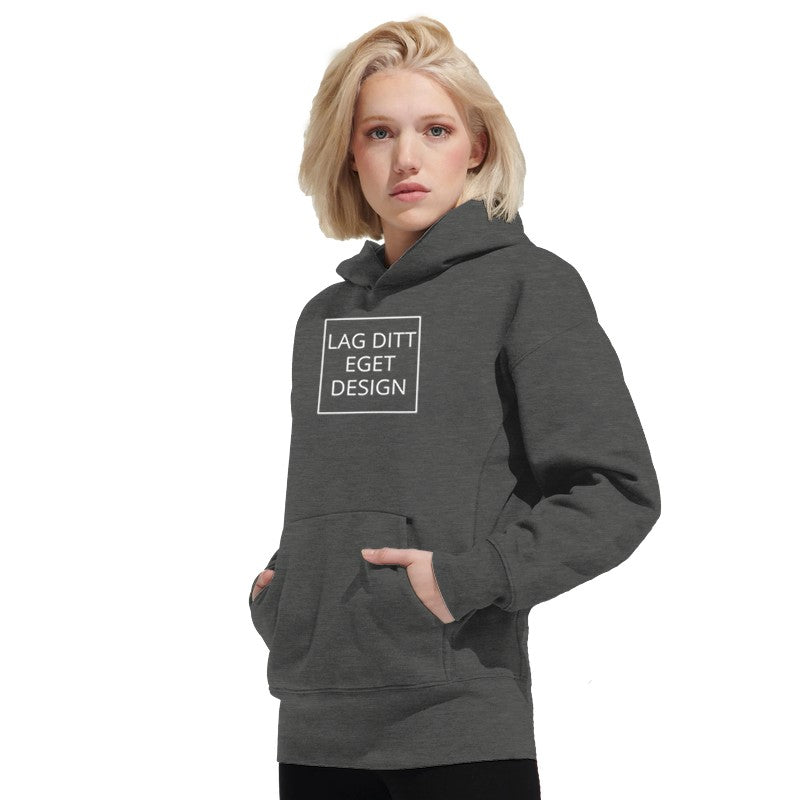 Personlig Oversized Hettegenser med Eget Trykk | Unisex