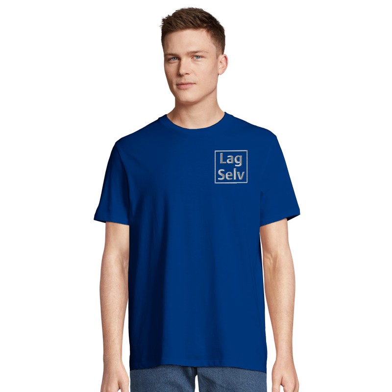 Design din egen økologiske unisex T-skjorte med personlig broderi