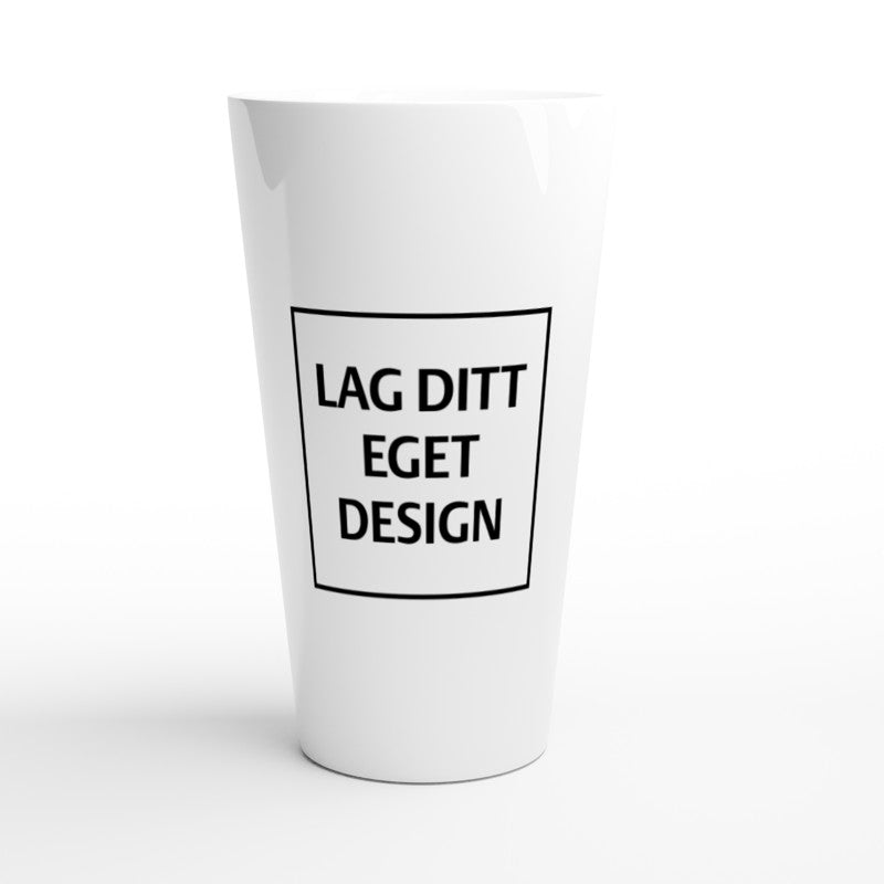 Stor Keramisk Lattekopp 17oz | Eget Trykk