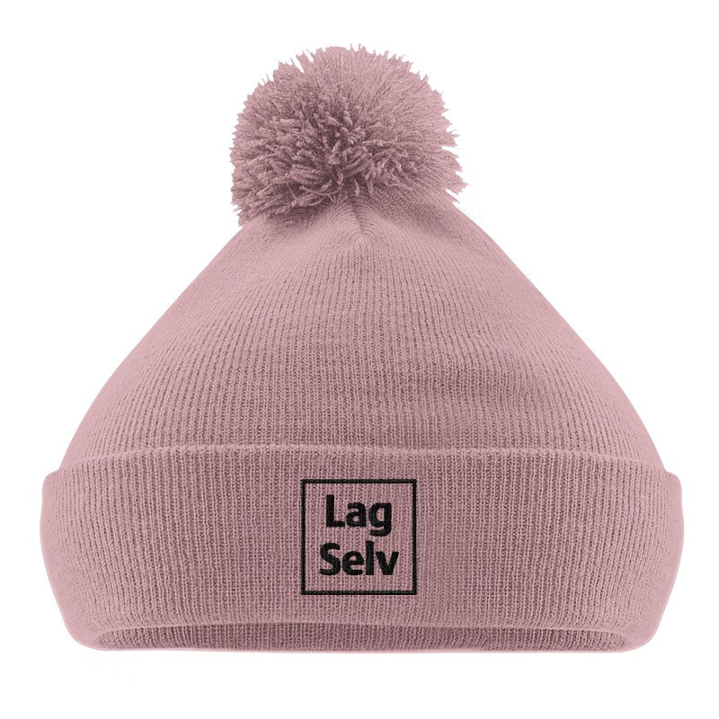 Strikket Lue med Dusk og Broderi | Design din egen lue