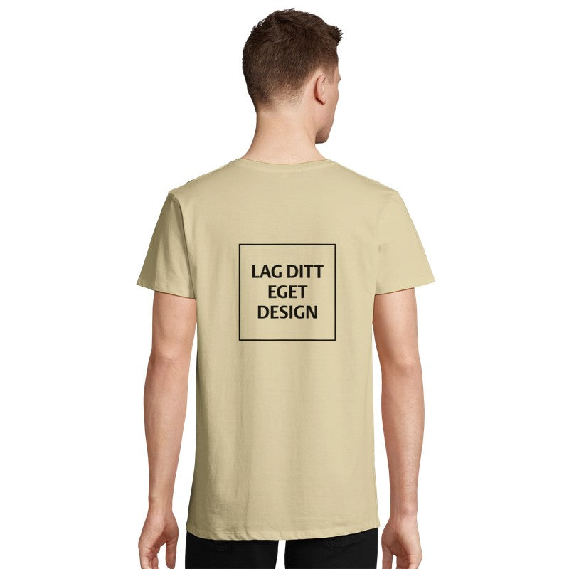 Resirkulert Unisex Crewneck T-skjorte | Design din egen T-skjorte med trykk