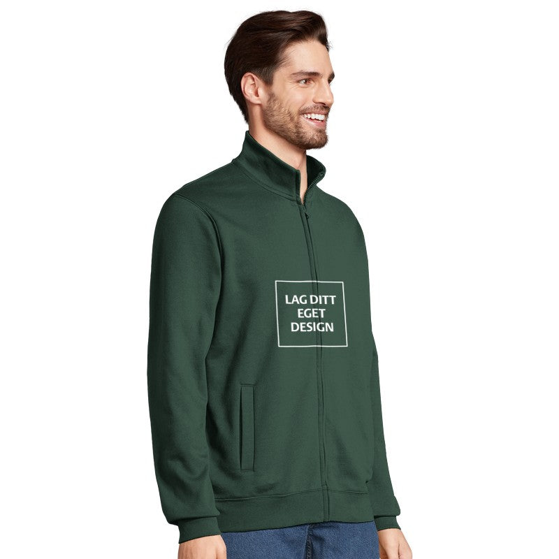 Design Din Egen Genser Med Glidelås | Personlig Trykk På Full-Zip Sweatshirt