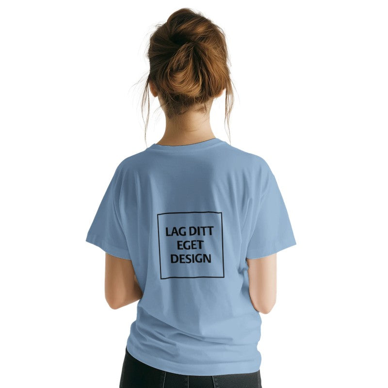 Klassisk Unisex T-skjorte med Rund Hals for Eget Trykk | Design Din Egen T-skjorte