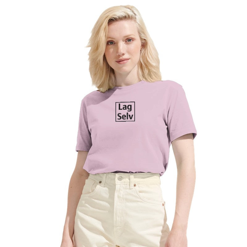 Design din egen økologiske unisex T-skjorte med personlig broderi