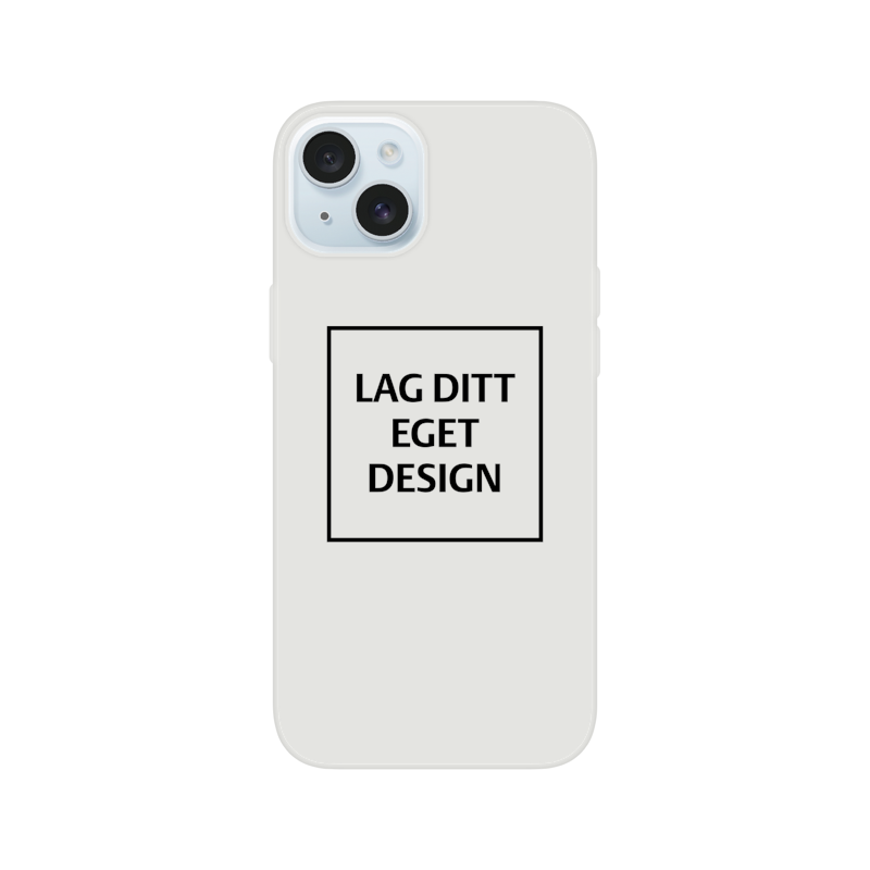 Personlig Flexi Deksel for iPhone | Eget Trykk