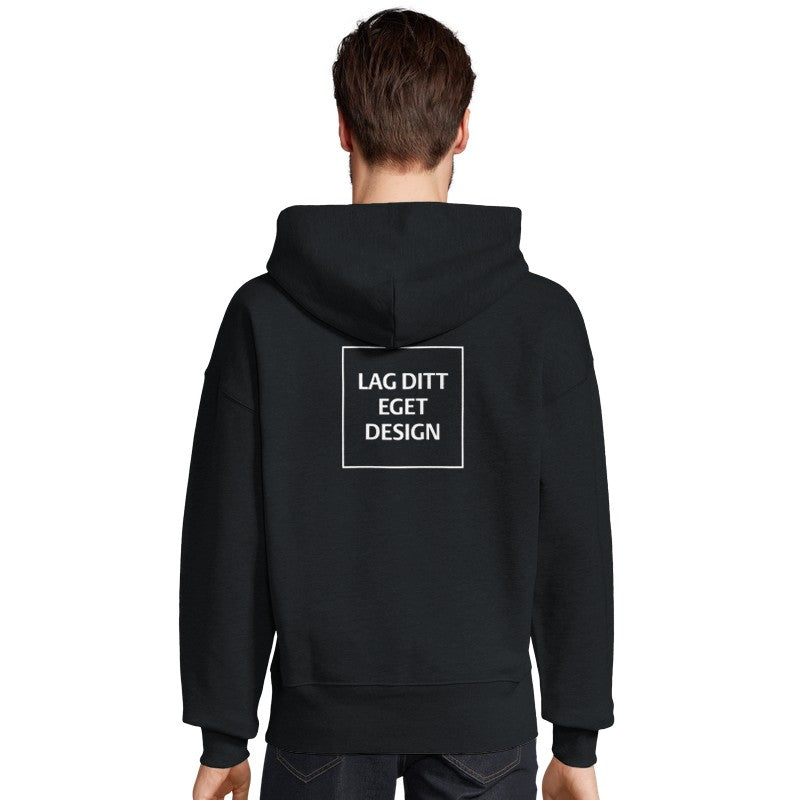 Personlig Oversized Hettegenser med Eget Trykk | Unisex