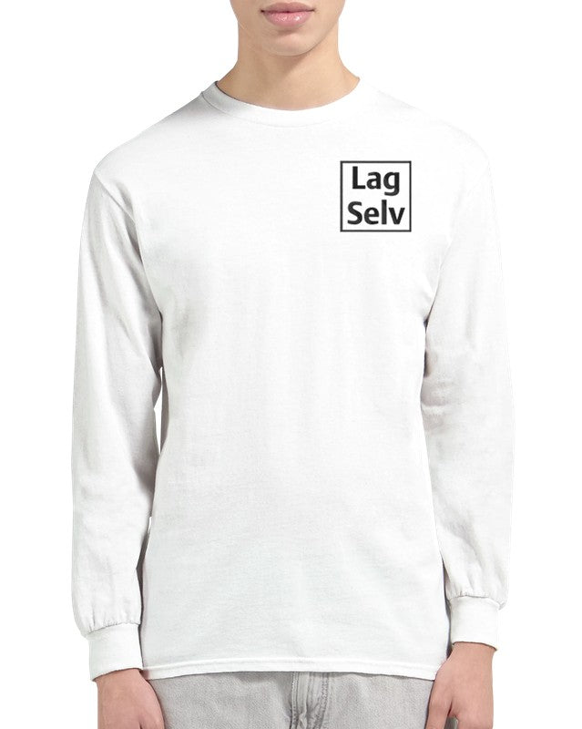 Personlig Unisex Langermet T-skjorte med Broderi – Design Din Egen
