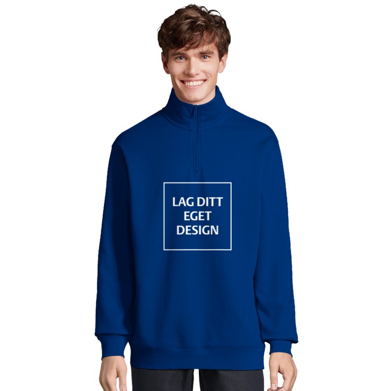 Tilpass din egen 1/4 Zip Genser – Eget Trykk for Unik Stil