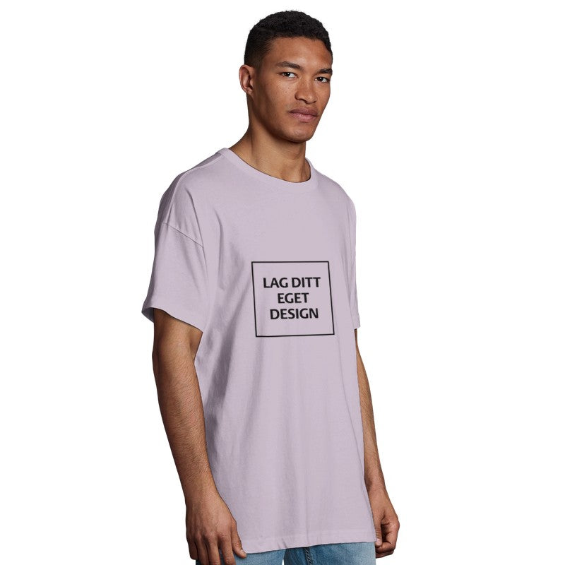 Organisk Oversized T-skjorte for Menn | Design Din Egen T-skjorte med Trykk