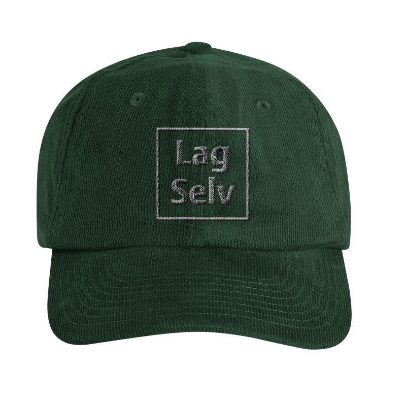 Kordfløyel Dad Cap med Broderi | Design din egen caps