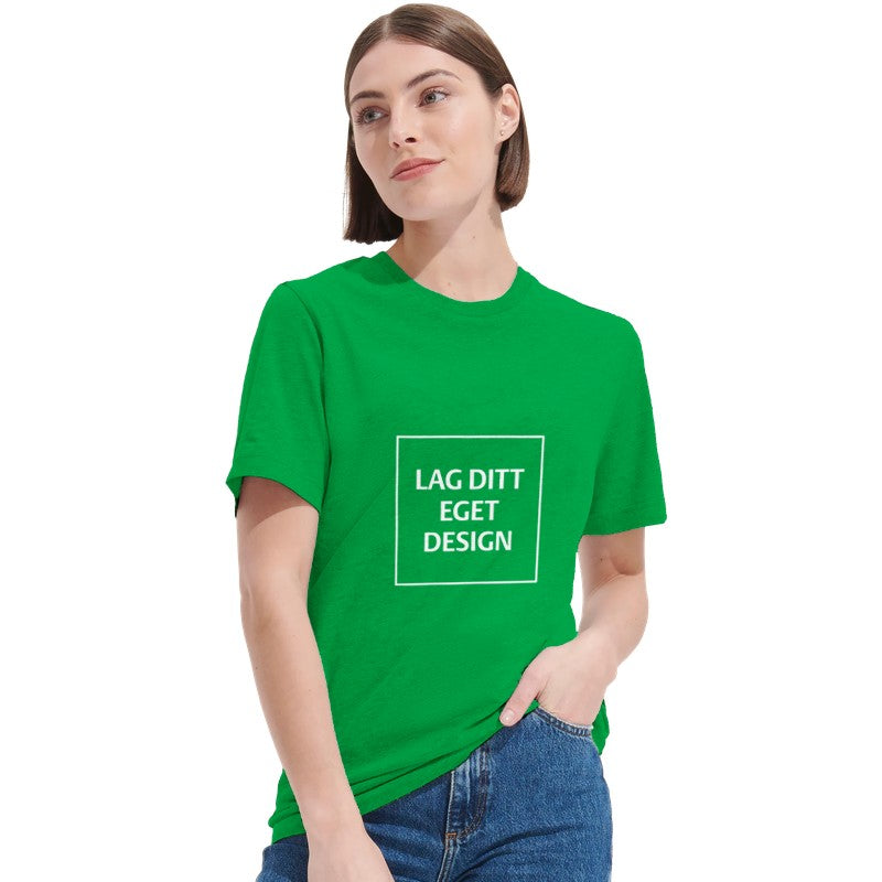 Design din egen komfortabel T-skjorte med personlig trykk