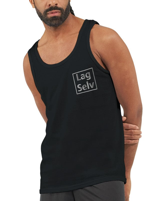 Design din egen Premium Unisex Tank Top med personlig broderi